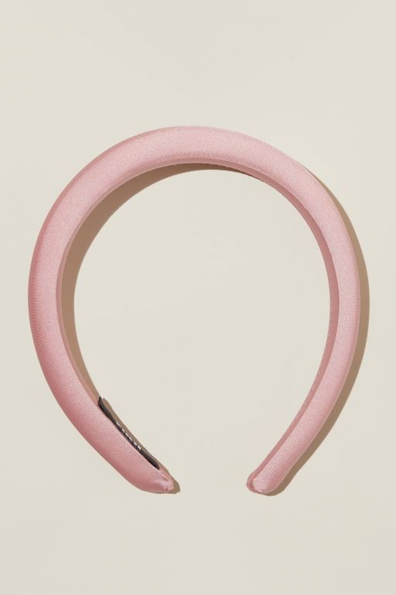 Cotton On Paris Padded Headband Women's Hair Accessories Pink | Yoh1EB3xojA