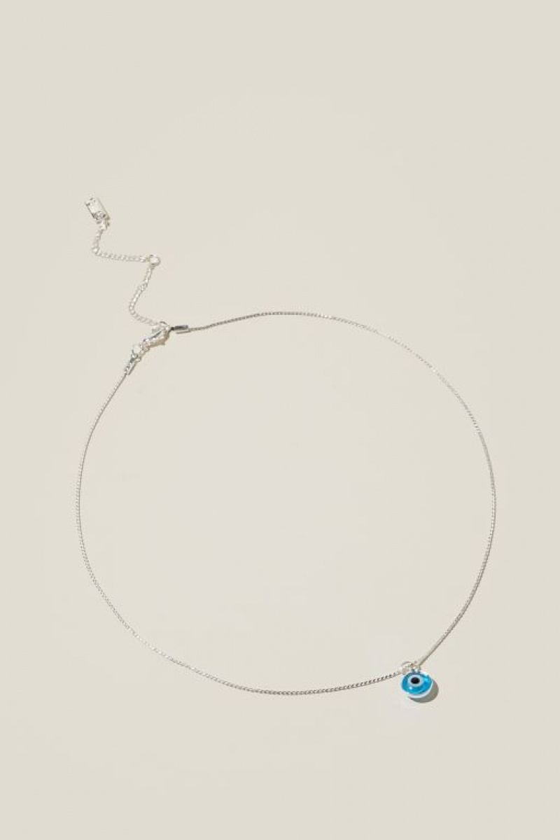 Cotton On Pendant Necklace Women\'s Jewellery Silver | 99ybwhN3wGk