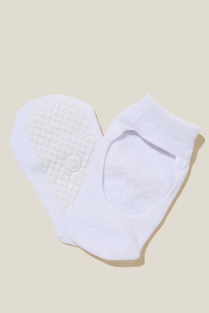 Cotton On Performance Plie Women\'s Socks White | vvyWNyL1b5n