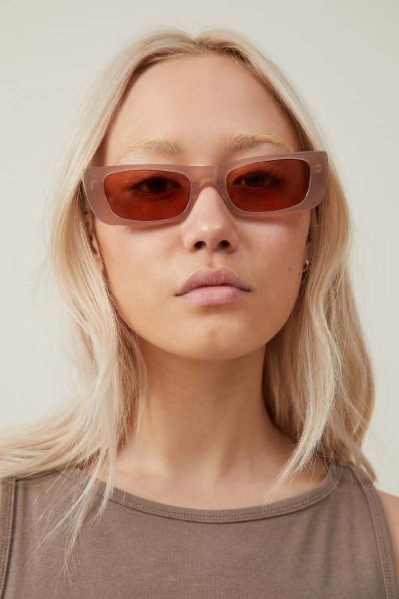 Cotton On Perry Square Women's Sunglasses Brown | SYLpbbCWBe1