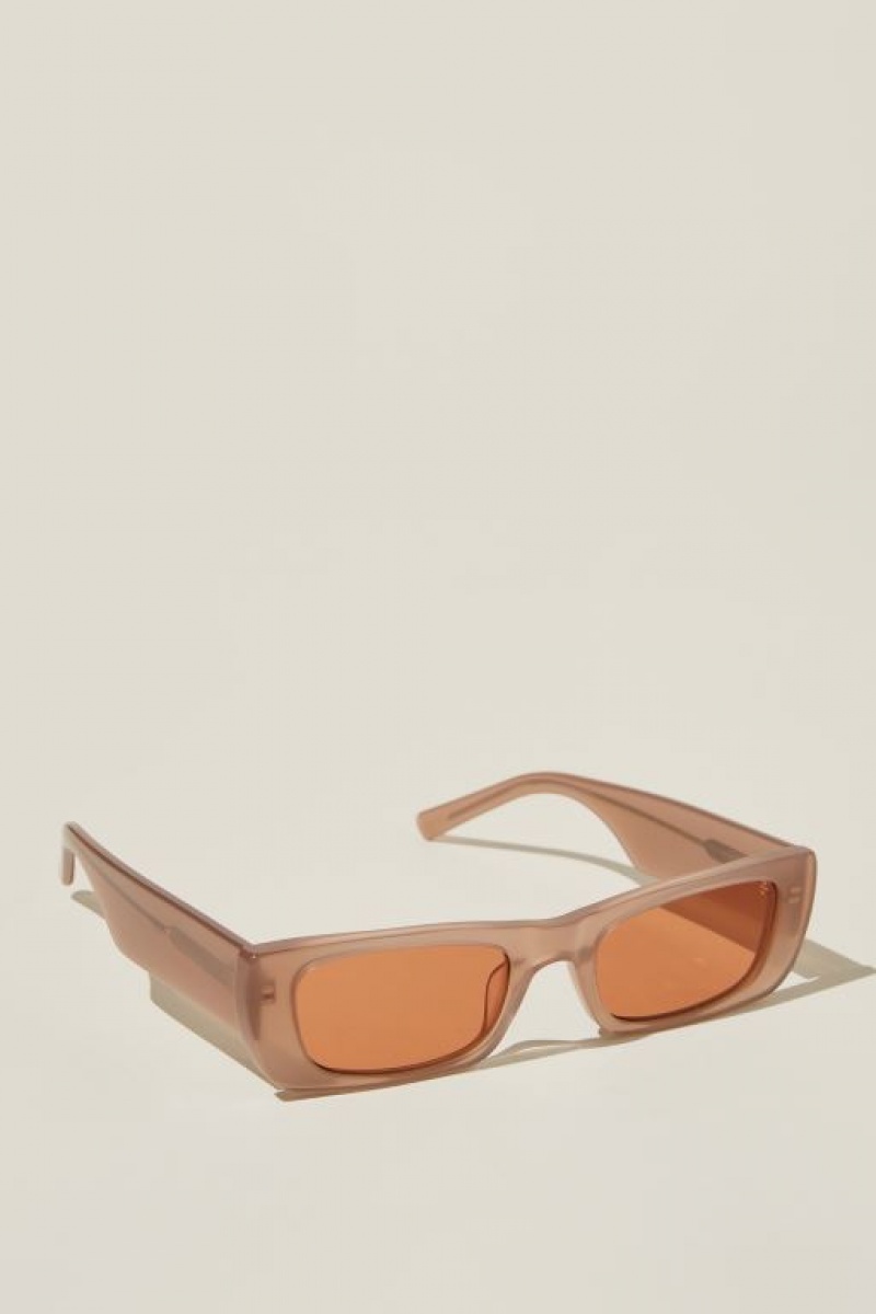 Cotton On Perry Square Women's Sunglasses Brown | SYLpbbCWBe1