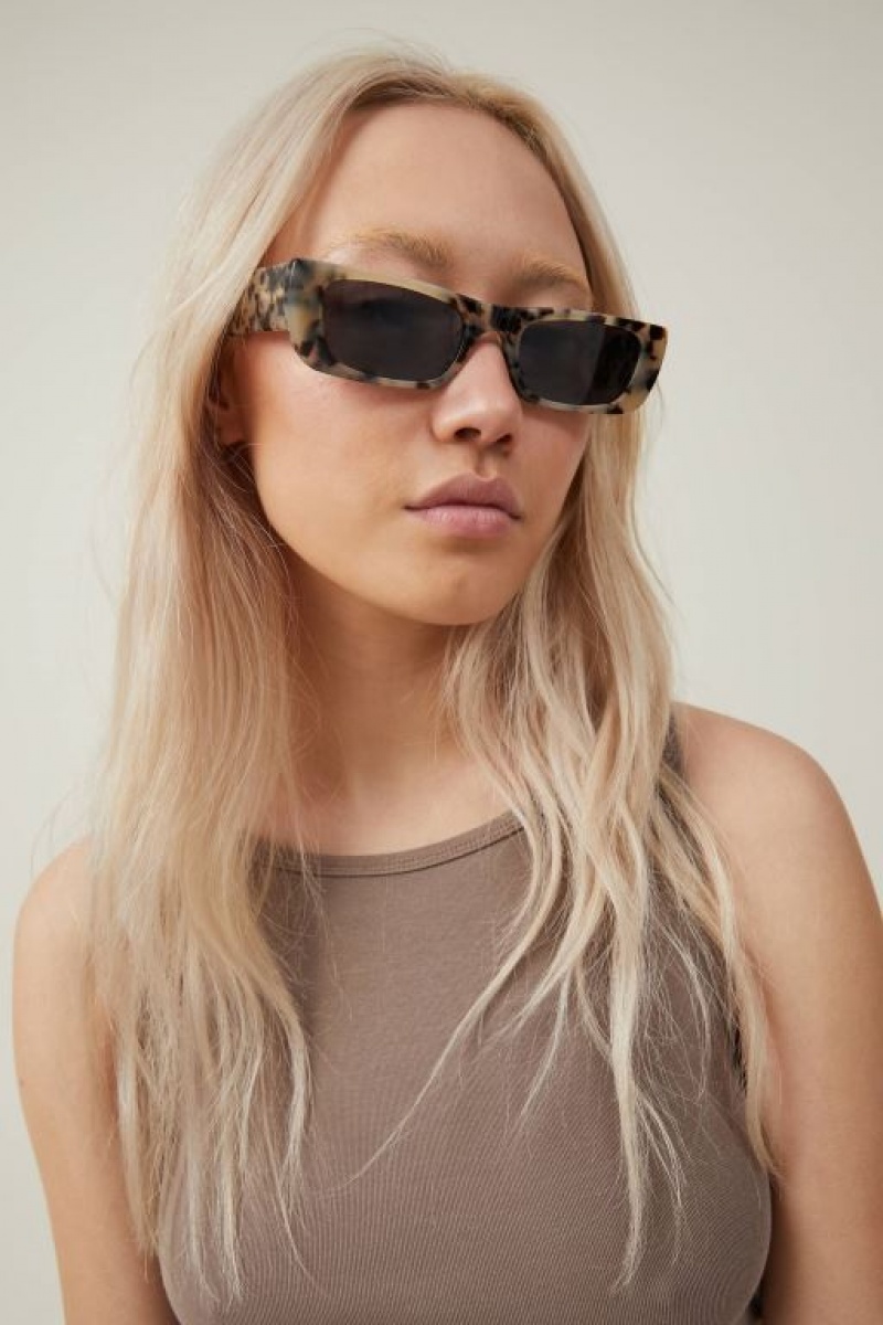 Cotton On Perry Square Women's Sunglasses Cream | K9IKV7nHOTh