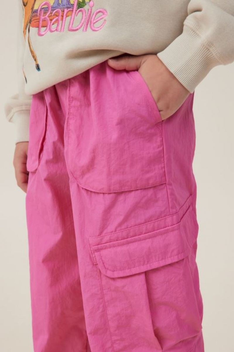 Cotton On Peta Parachute Girls' Pants Pink | hB21kIjAYVC