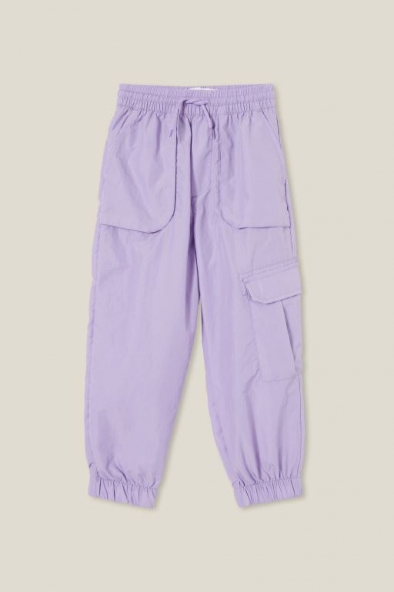Cotton On Peta Parachute Girls\' Pants Purple | yja5eqj9jDh