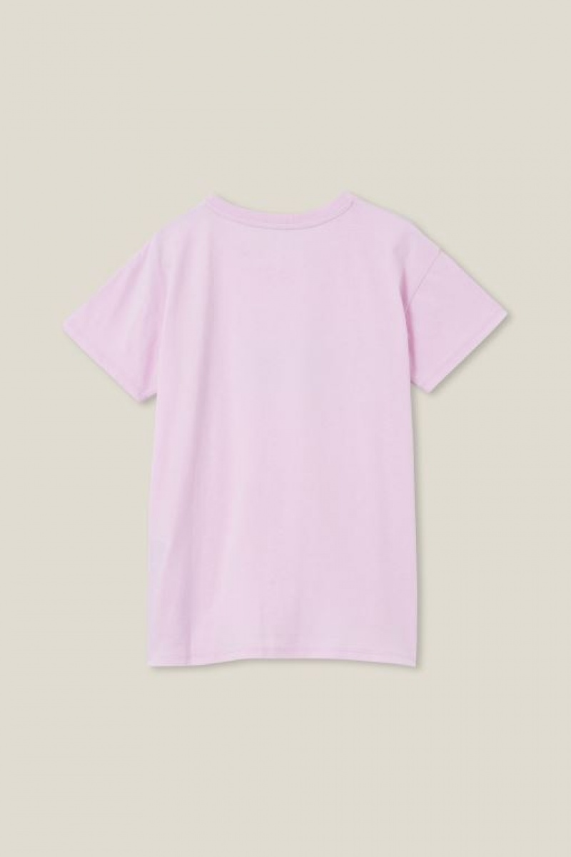 Cotton On Pippy Short Sleeve Girls' T Shirts Purple | a9gdl94lwjk