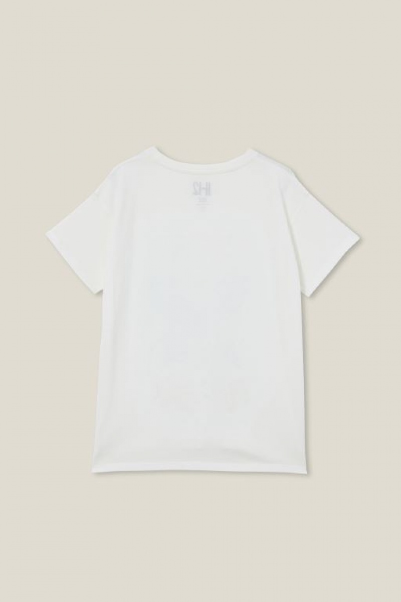 Cotton On Pippy Short Sleeve Girls' T Shirts Light Yellow | ZkVaWsPcFd5