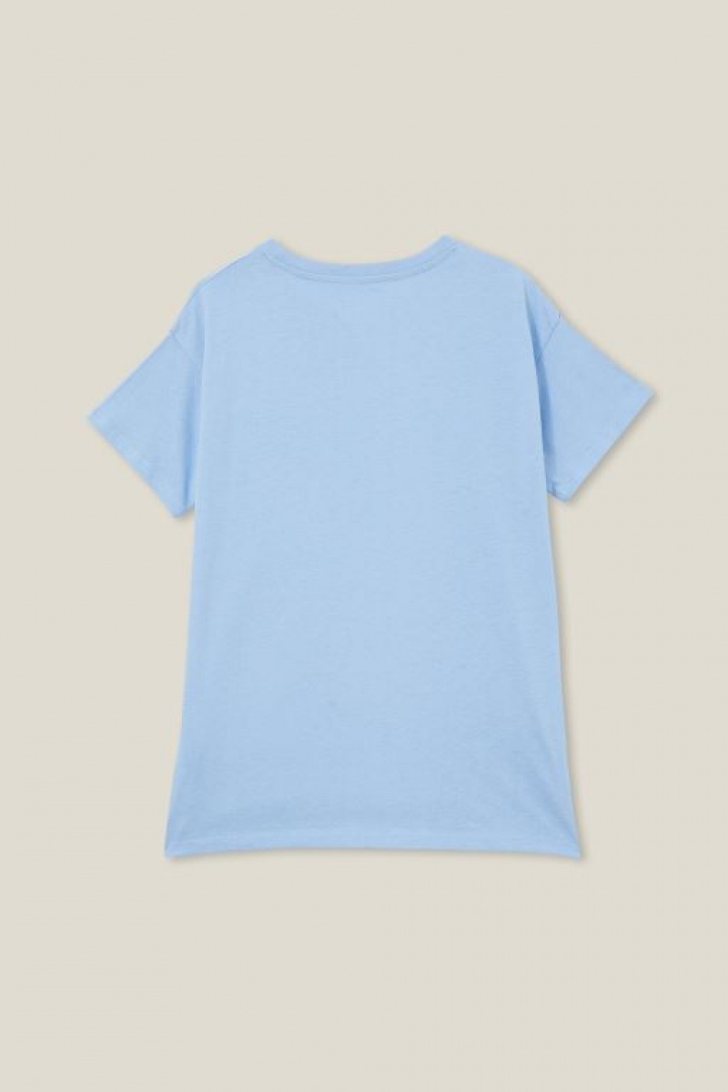 Cotton On Pippy Short Sleeve Girls' T Shirts Blue | q7K3zUvrG6w