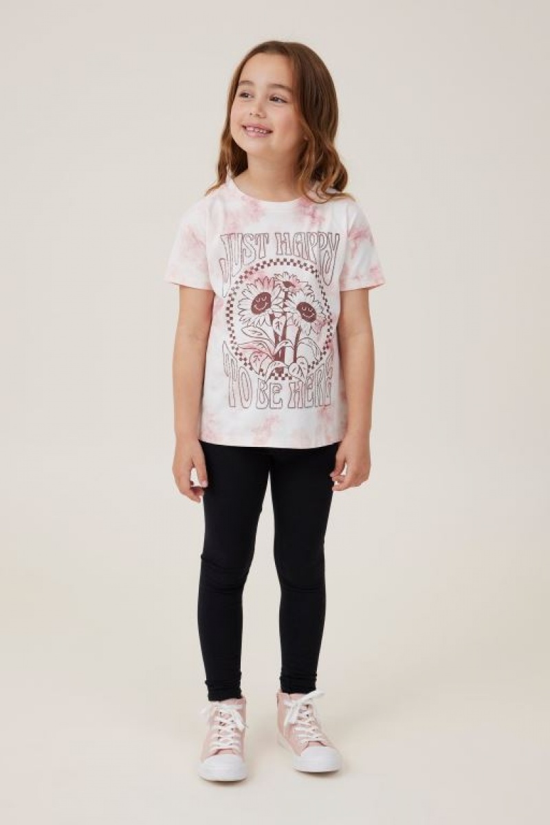 Cotton On Pippy Short Sleeve Girls' T Shirts Marshmallow | oG65vnpmJfO