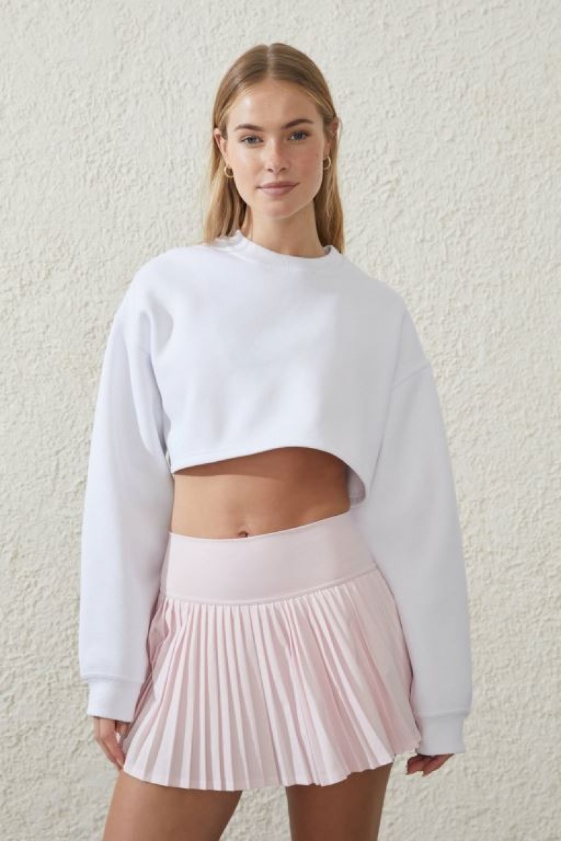 Cotton On Plush Cropped Shrug Women\'s Jumpers White | WjeTEqhTpVo