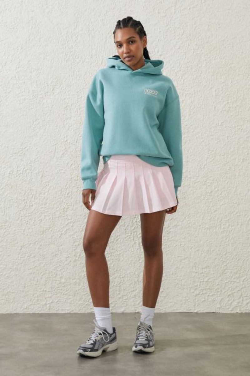 Cotton On Plush Premium Hoodie Women's Jumpers Sea | xjbz7bbUgds