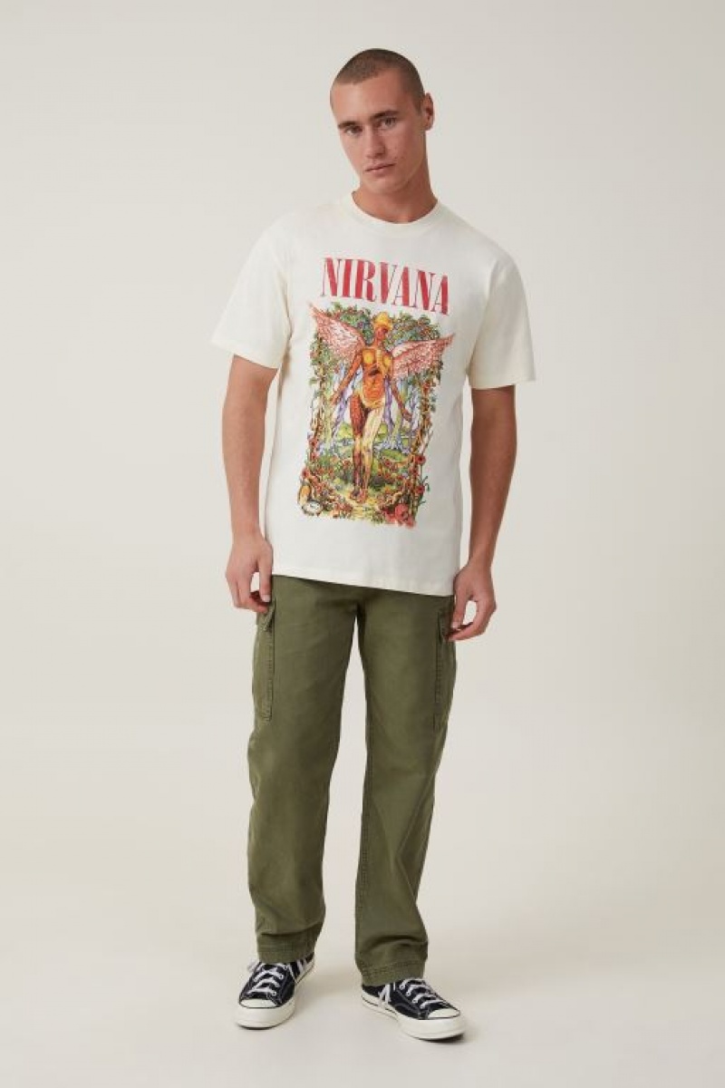 Cotton On Premium Loose Fit Music Men's Graphic T-Shirts Lcn | tXCk9R0PGRn