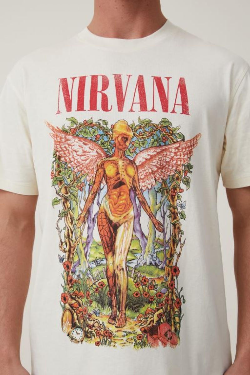Cotton On Premium Loose Fit Music Men's Graphic T-Shirts Lcn | tXCk9R0PGRn