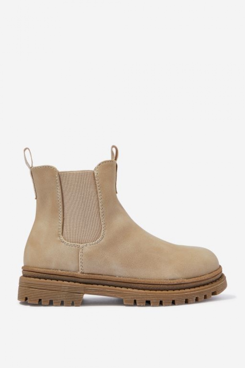 Cotton On Pull On Gusset Girls' Boots Grey | VLvTOFN26bZ