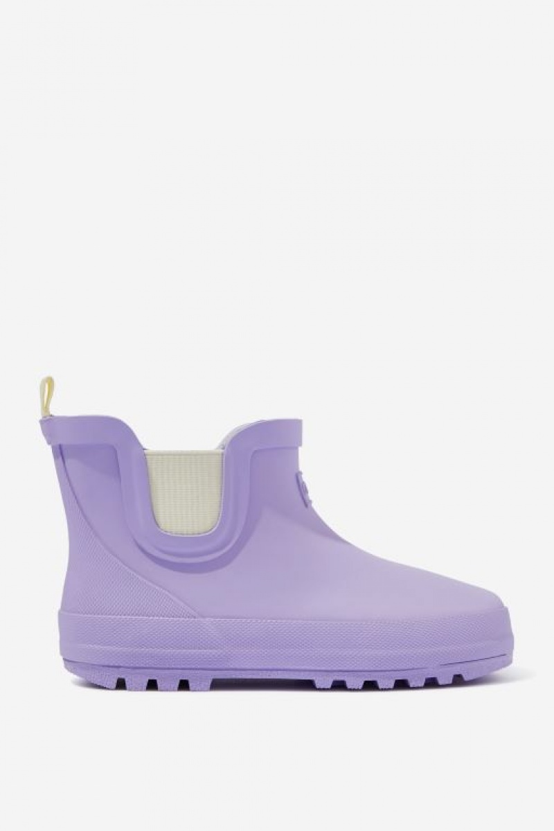 Cotton On Rainy Day Gusset Girls\' Boots Purple | XAUNC2swcgu