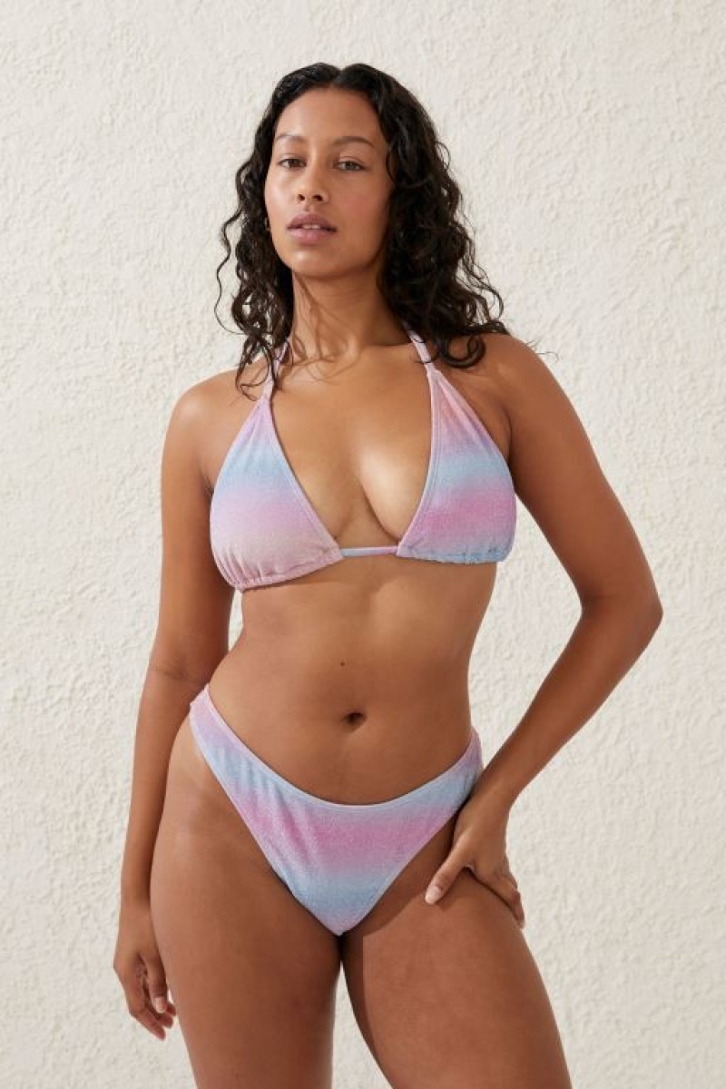 Cotton On Refined High Side Brazilian Women's Bikini Bottoms Metal | LadVe8m56lv
