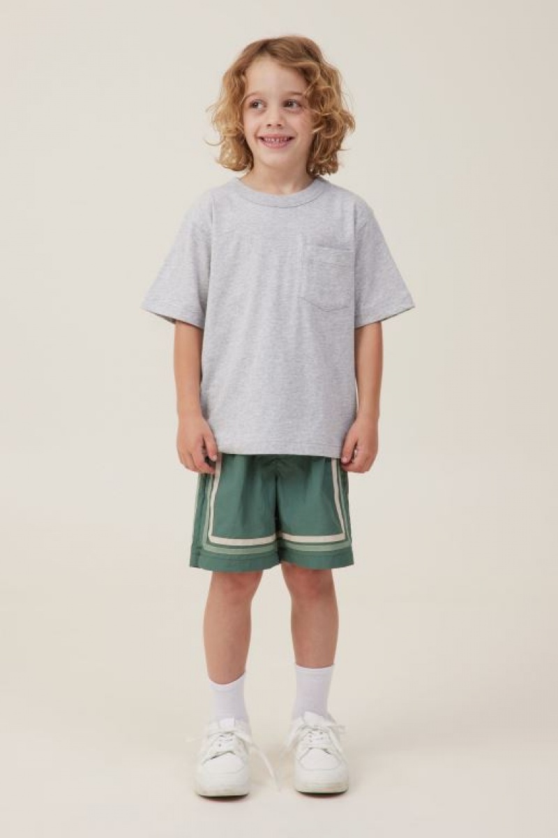 Cotton On Reggie Boys\' Shorts Green | MAxrsA7xhP3