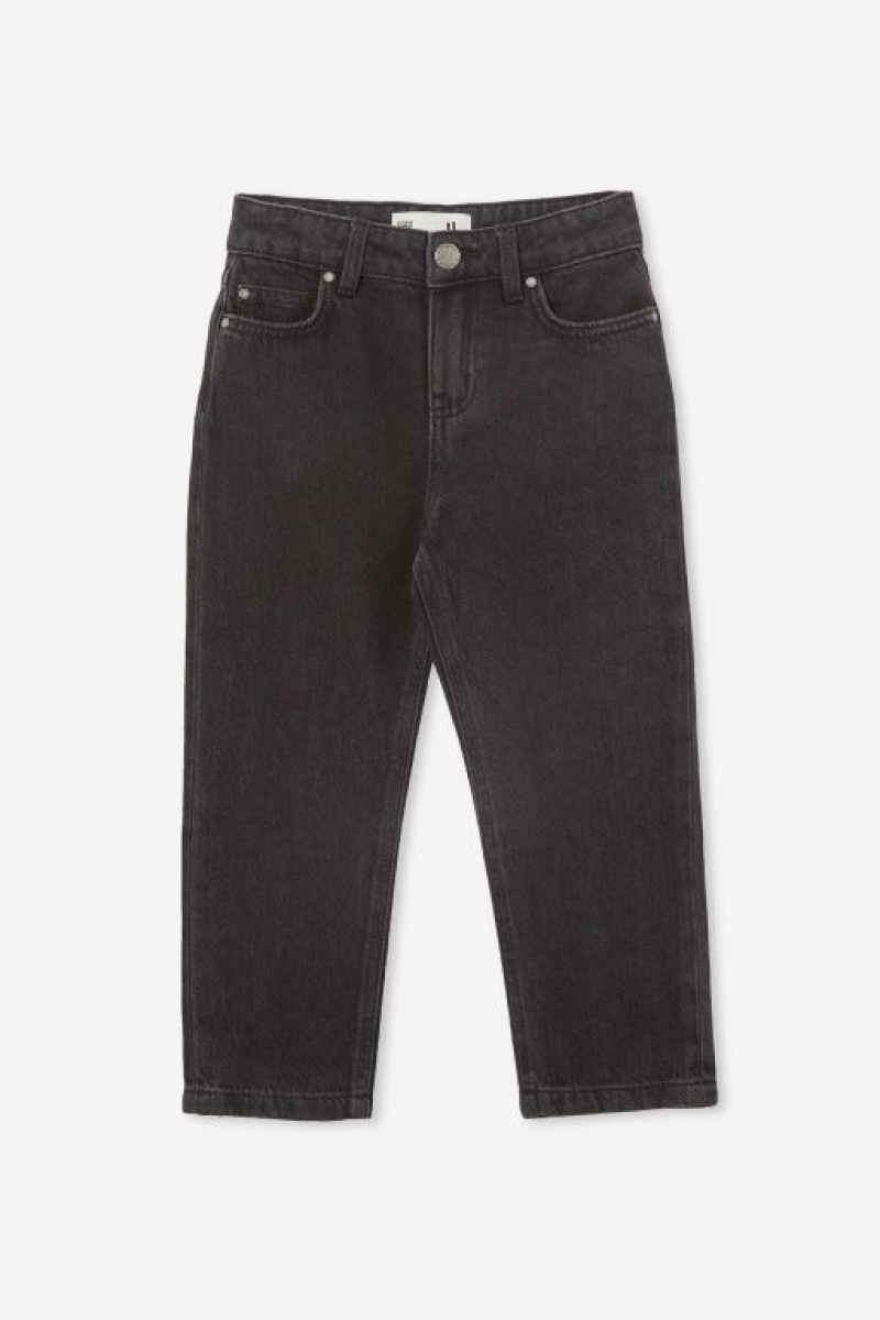 Cotton On Regular Fit Boys' Jeans Black | iTwkGEfVIsT