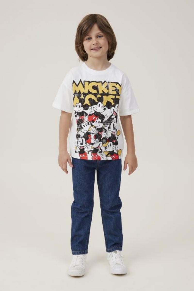 Cotton On Regular Fit Boys' Jeans Dark Blue | O2A4PunYvEz