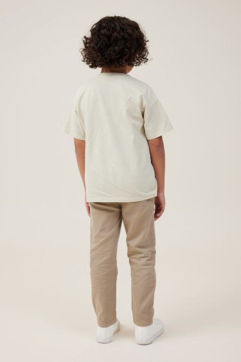 Cotton On Regular Fit Boys' Jeans Grey | Q5NsSmRMPvT