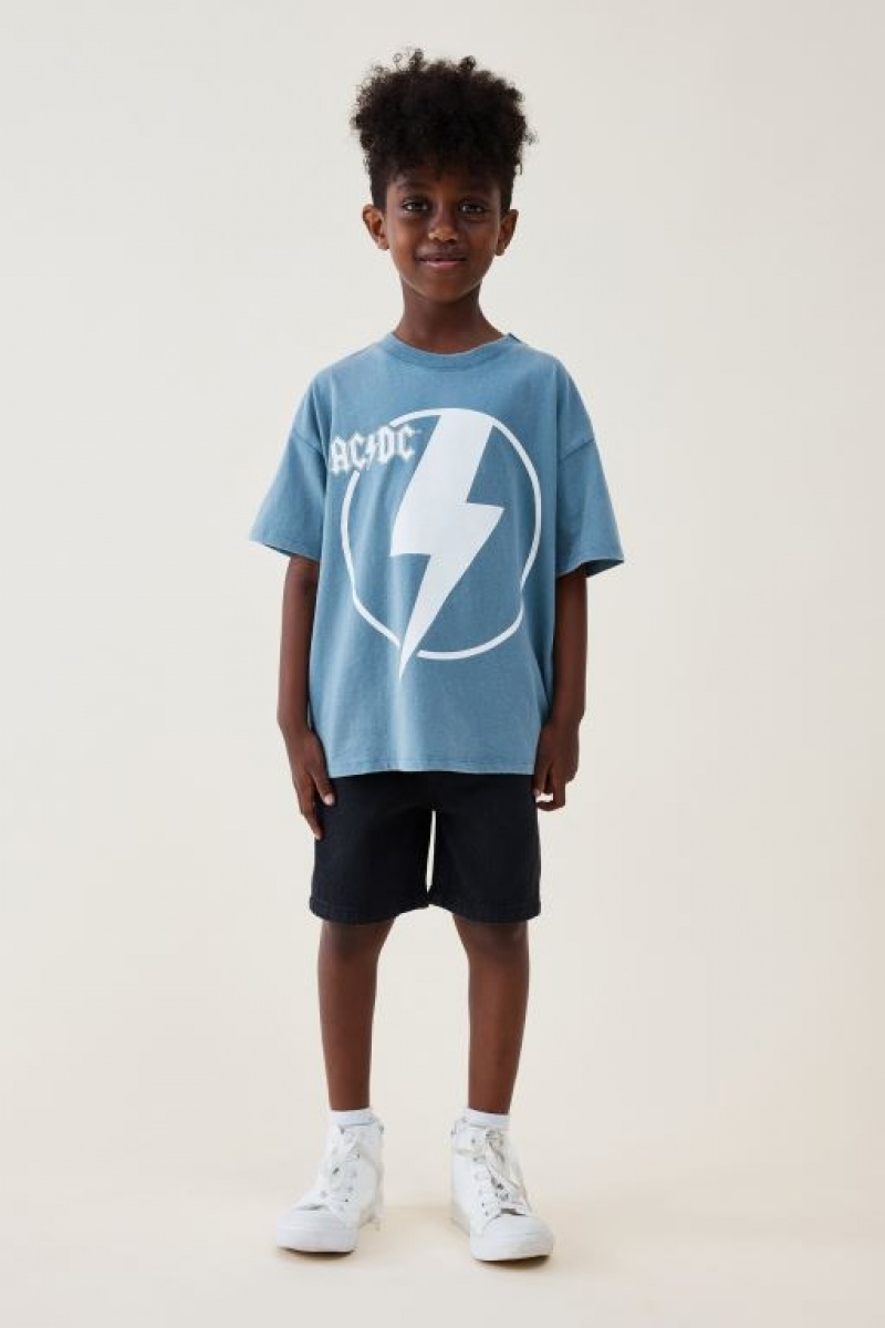 Cotton On Regular Fit Boys' Shorts Black | MKs6jJmXr6P