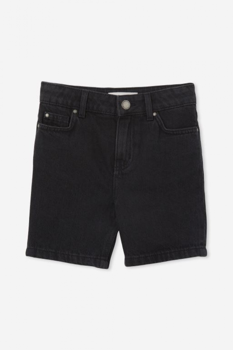 Cotton On Regular Fit Boys' Shorts Black | MKs6jJmXr6P
