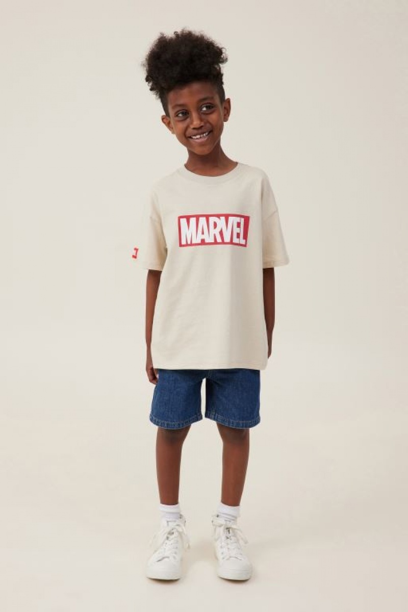 Cotton On Regular Fit Boys' Shorts Dark Blue | HLnCf708ps7