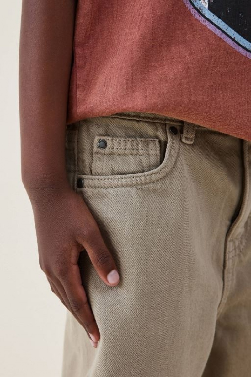 Cotton On Regular Fit Boys' Shorts Grey | 0iG5pdfxFOn