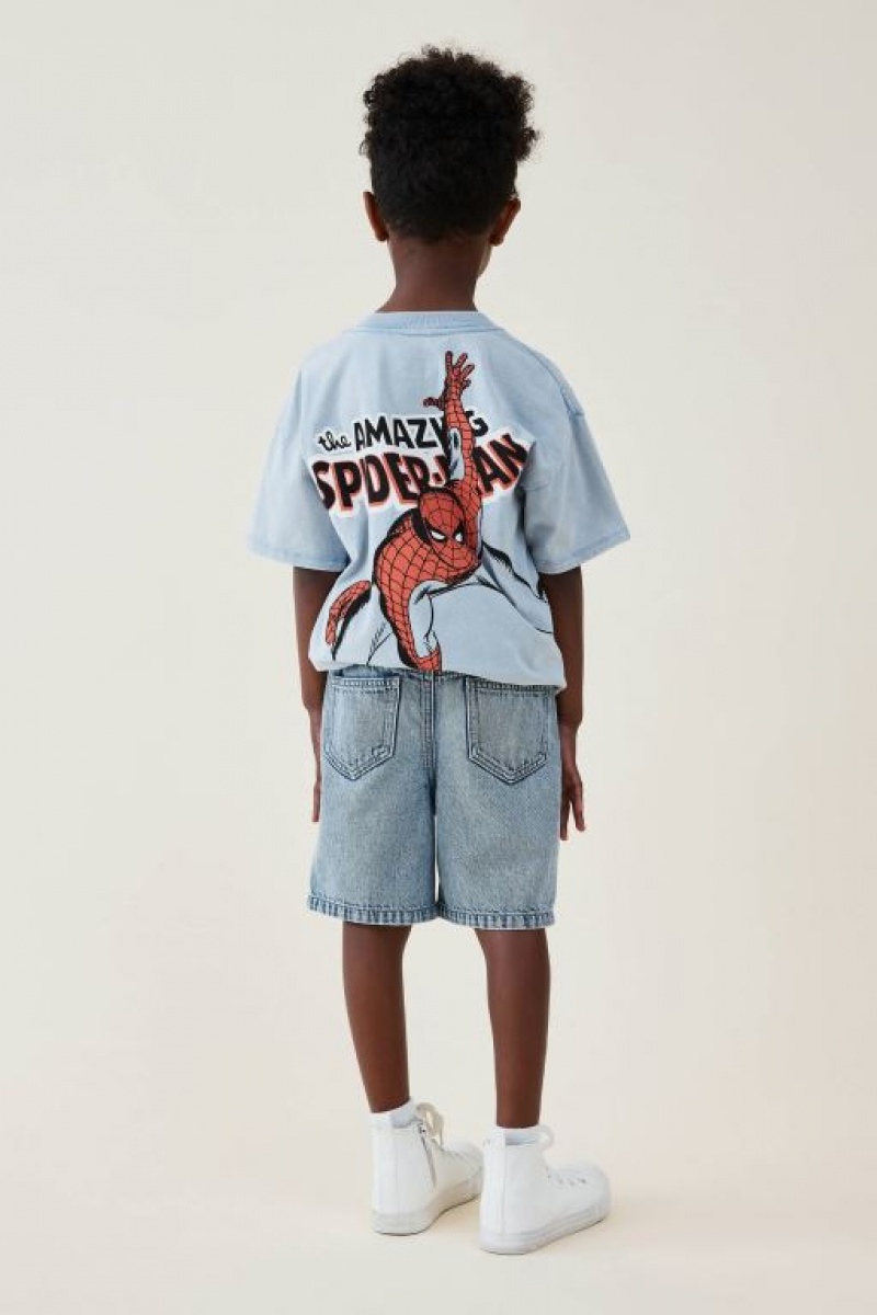 Cotton On Regular Fit Boys' Shorts Light Blue | 43Zlp88rAfU