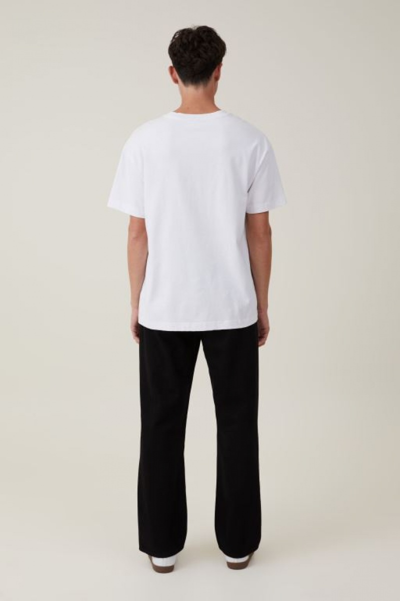 Cotton On Relaxed Boot Cut Men's Jeans Black | 1KbGgtYn9OG