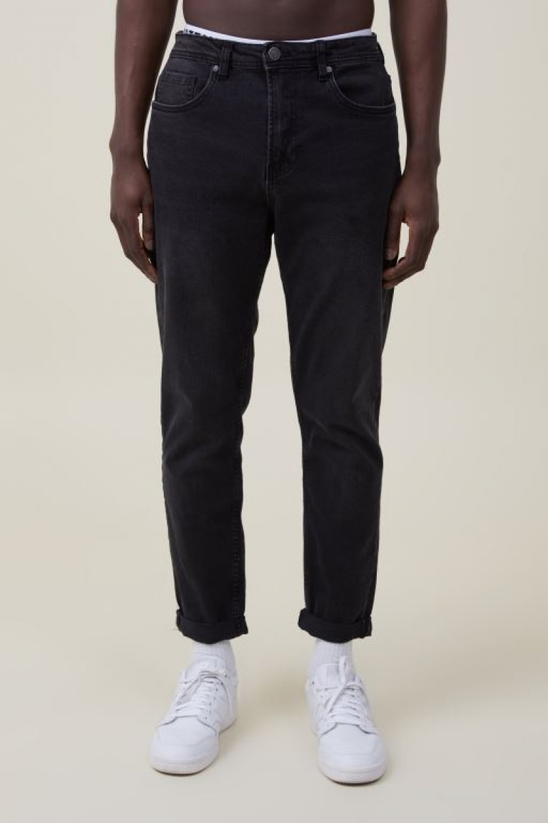 Cotton On Relaxed Tapered Jean Men's Pants Black | Vp45WqOIfiw