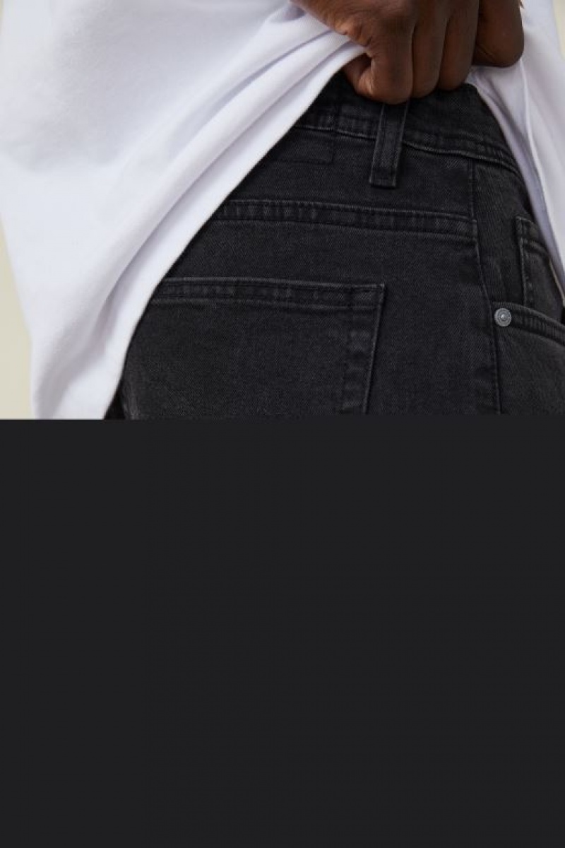 Cotton On Relaxed Tapered Jean Men's Pants Black | Vp45WqOIfiw