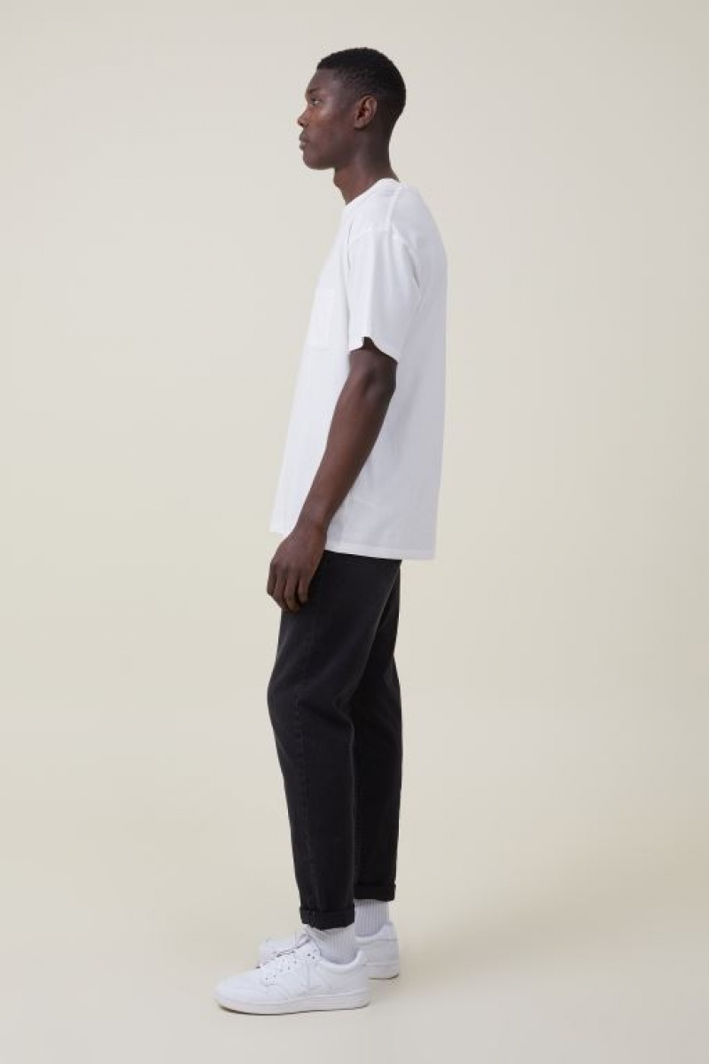 Cotton On Relaxed Tapered Jean Men's Pants Black | Vp45WqOIfiw
