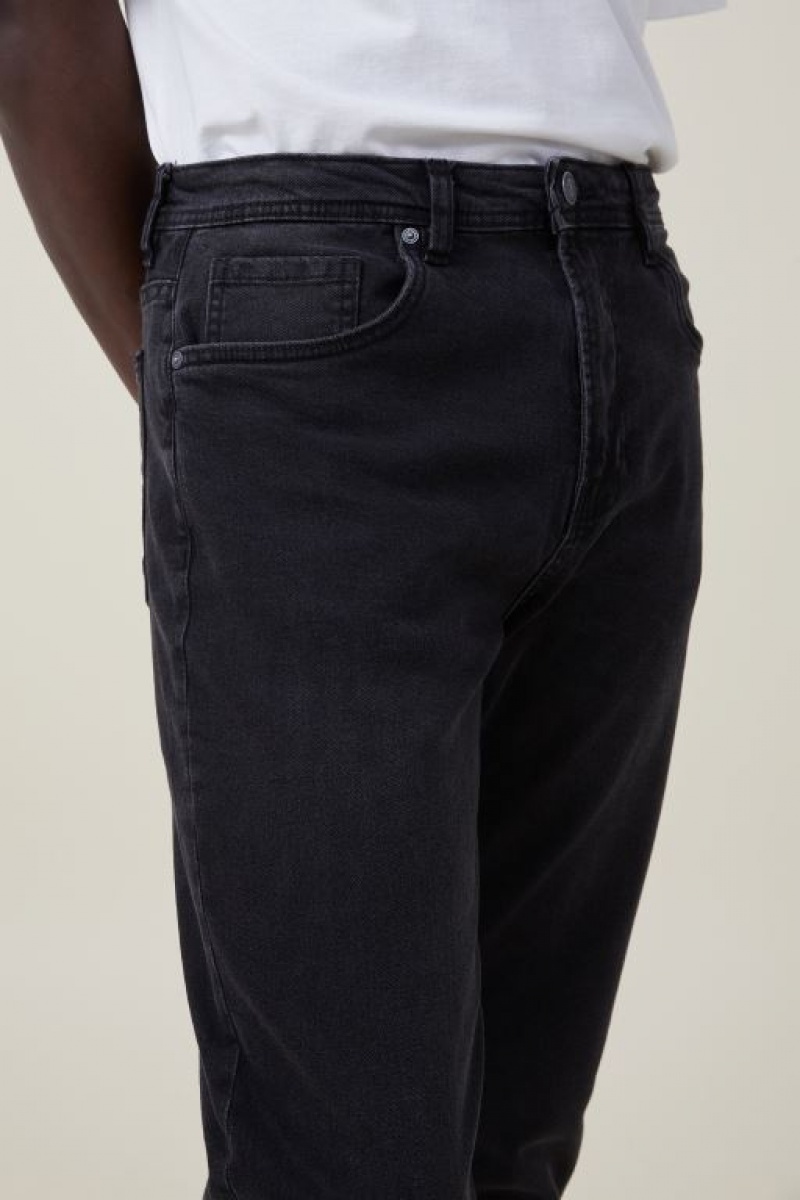 Cotton On Relaxed Tapered Jean Men's Pants Black | Vp45WqOIfiw
