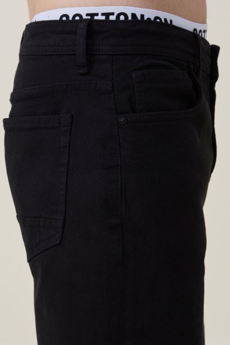 Cotton On Relaxed Tapered Jean Men's Pants Black | 1KflLP44a7H