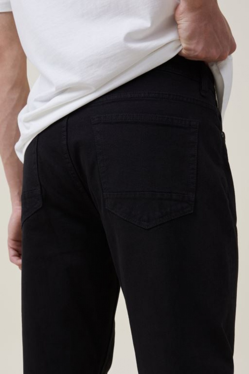 Cotton On Relaxed Tapered Jean Men's Pants Black | 1KflLP44a7H
