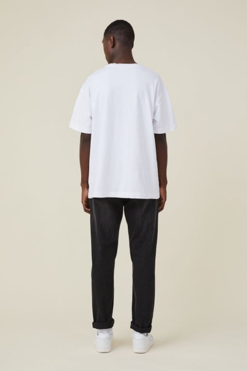 Cotton On Relaxed Tapered Men's Jeans Black | maNT8Uy75NA