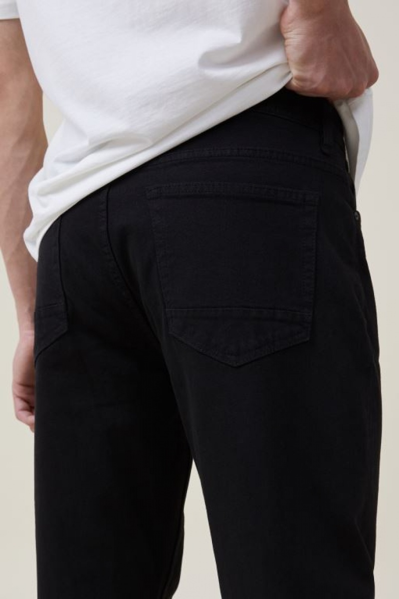 Cotton On Relaxed Tapered Men's Jeans Black | IyCsIv8jvzb