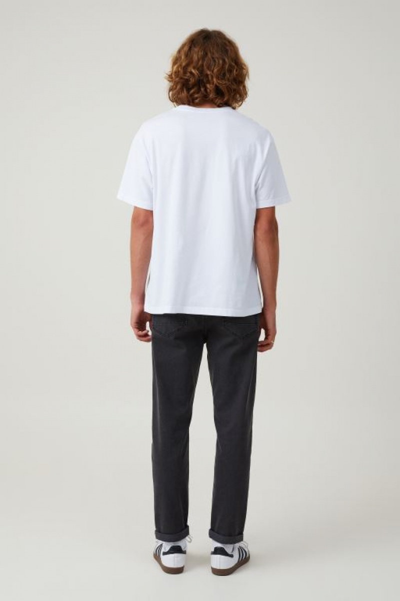 Cotton On Relaxed Tapered Men's Jeans Black | ZKXmNq3v8l2