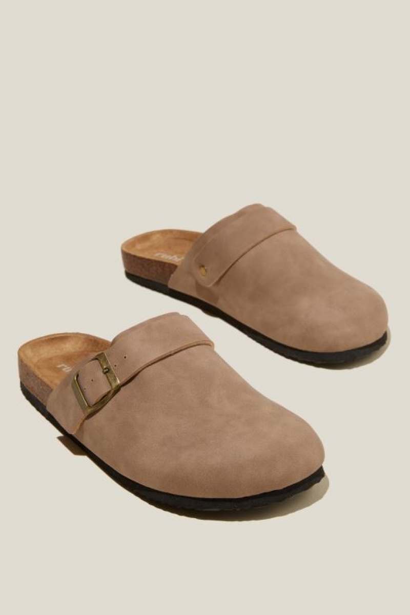 Cotton On Rex Buckle Mule Women's Sandals Roebuck | 7z4bNHjG9qX