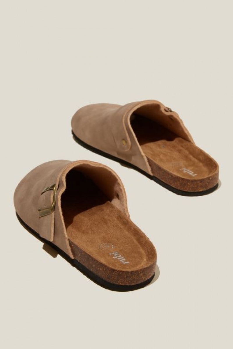 Cotton On Rex Buckle Mule Women's Sandals Roebuck | 7z4bNHjG9qX