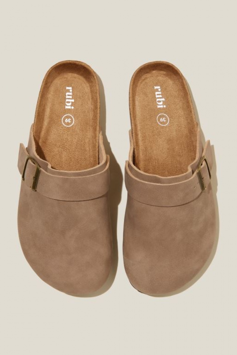 Cotton On Rex Buckle Mule Women's Sandals Roebuck | 7z4bNHjG9qX