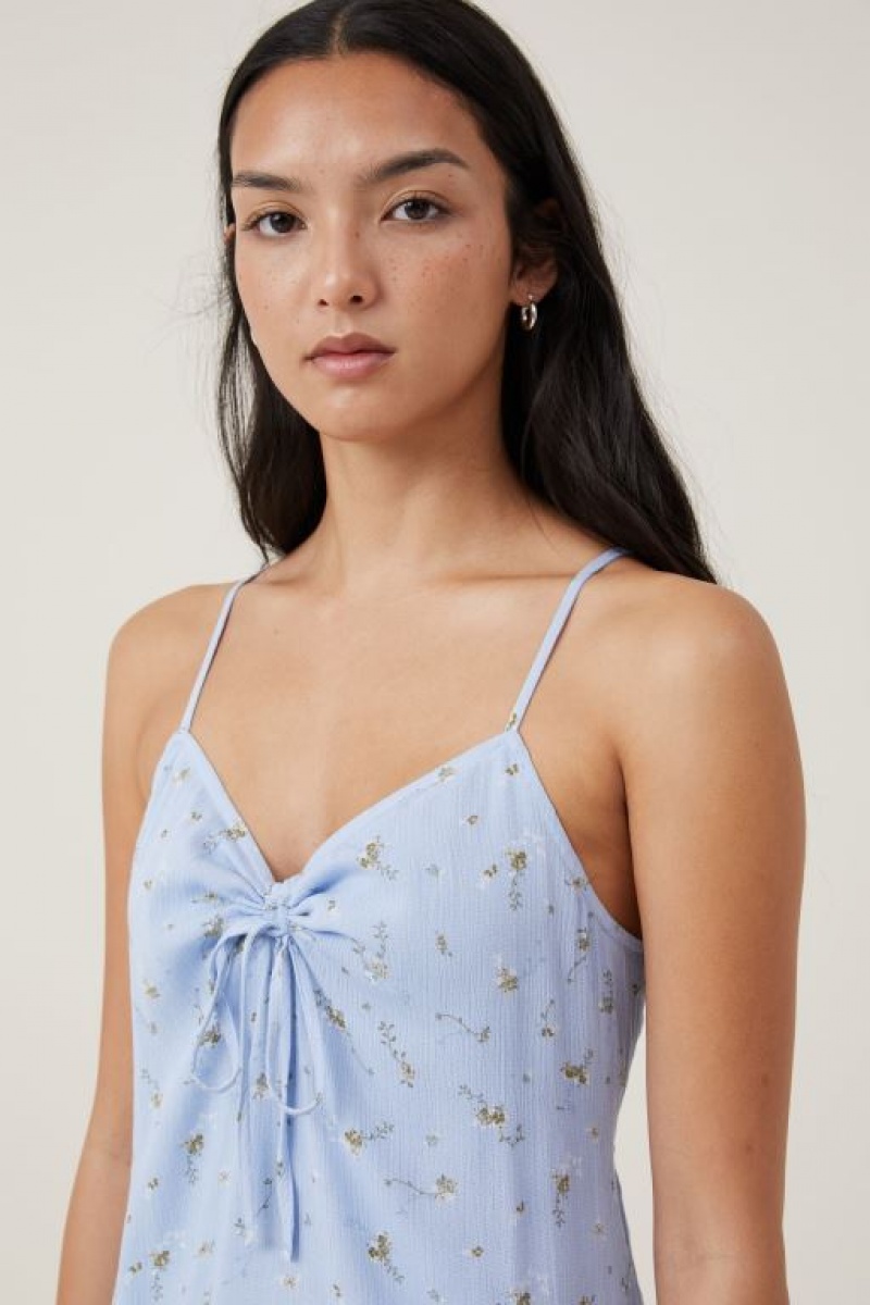 Cotton On Rori Women's Mini Dress Blue | WrtTGdHYV1r