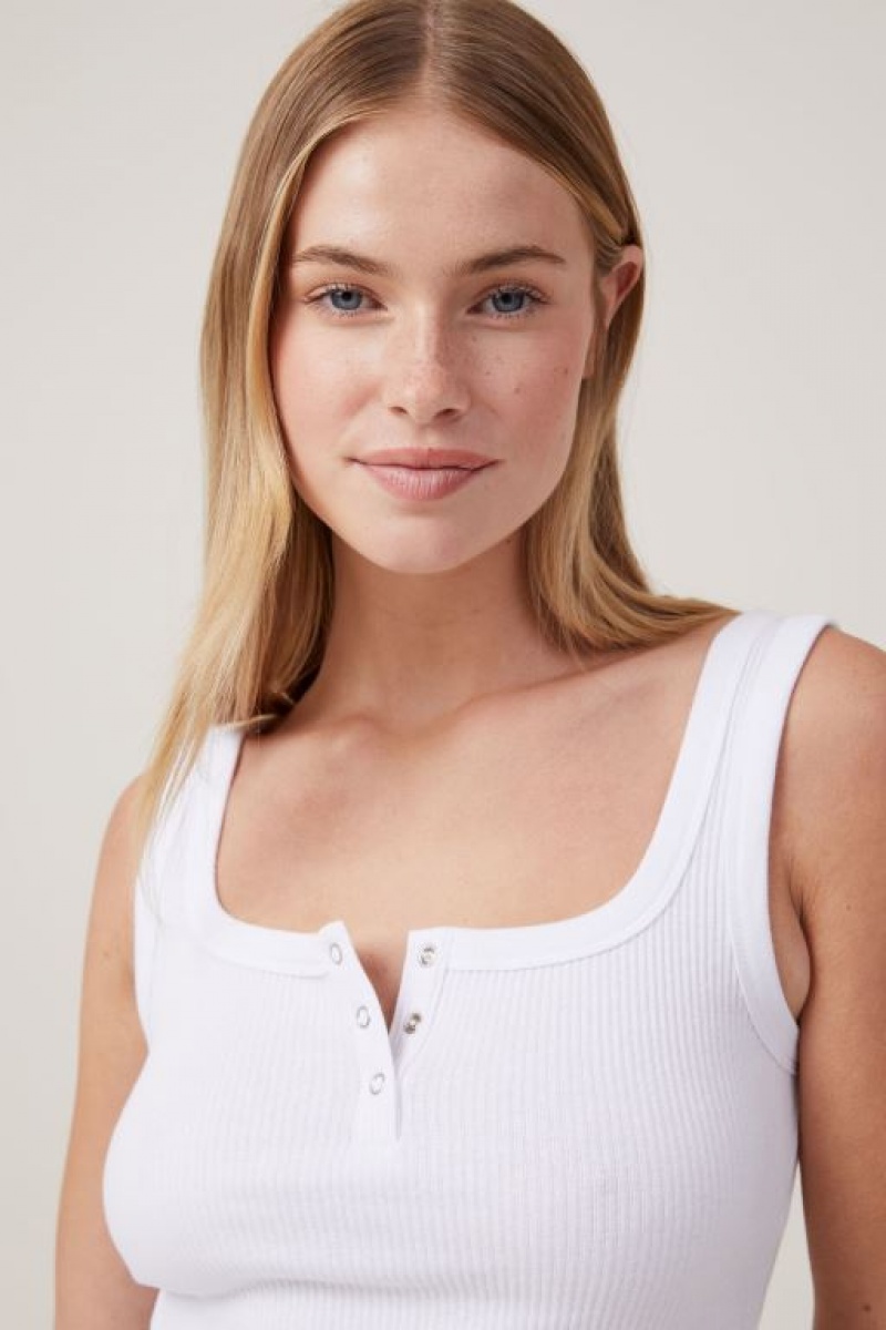 Cotton On Rory Henley Women's Tanks White | Ct7Kha9fKbP