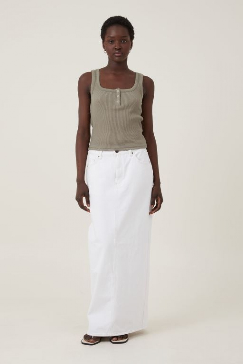 Cotton On Rory Henley Women's Tanks Woodland | sVOtCegx8Bs