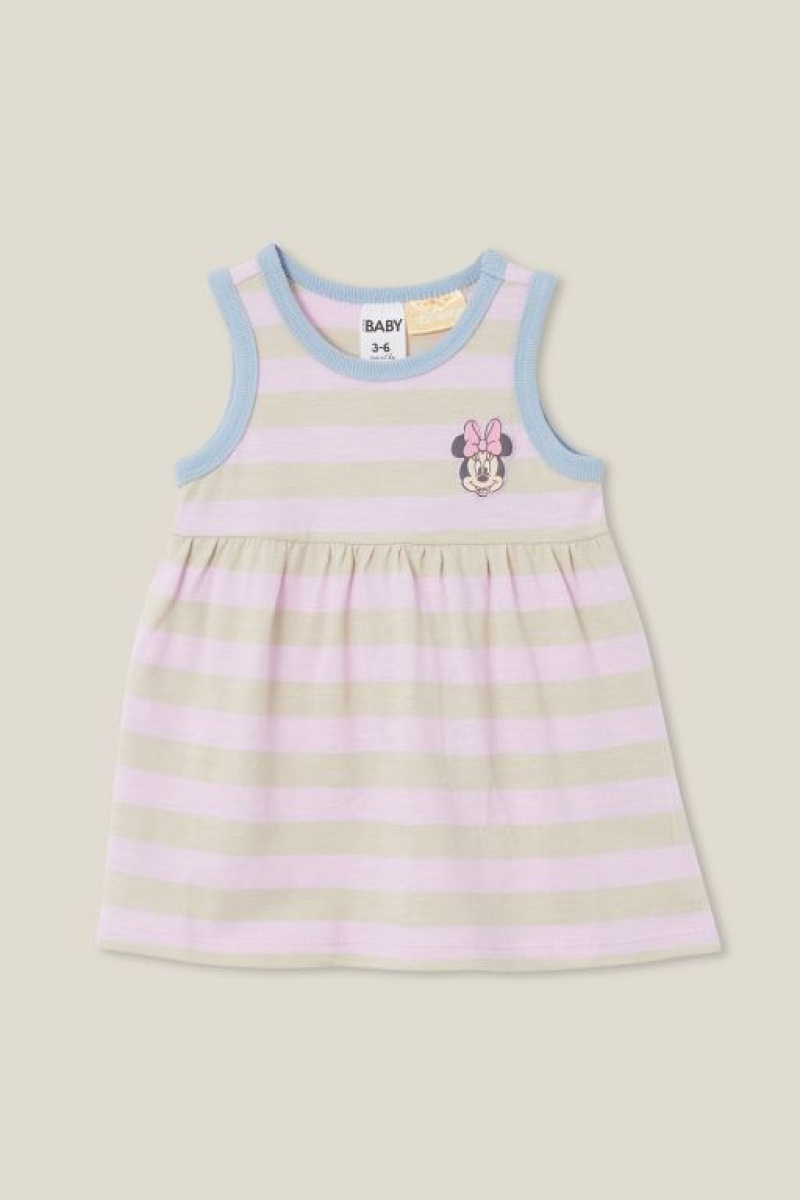 Cotton On Sally Slub Sleeveless Baby Dress Purple | zH0btiNqgdw