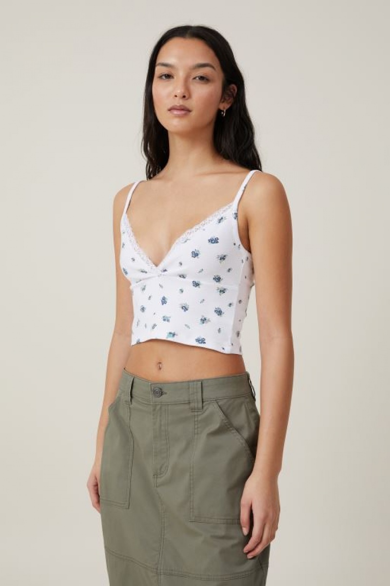 Cotton On Sammie Cross Front Women\'s Cami White | iL7YihQgX7e