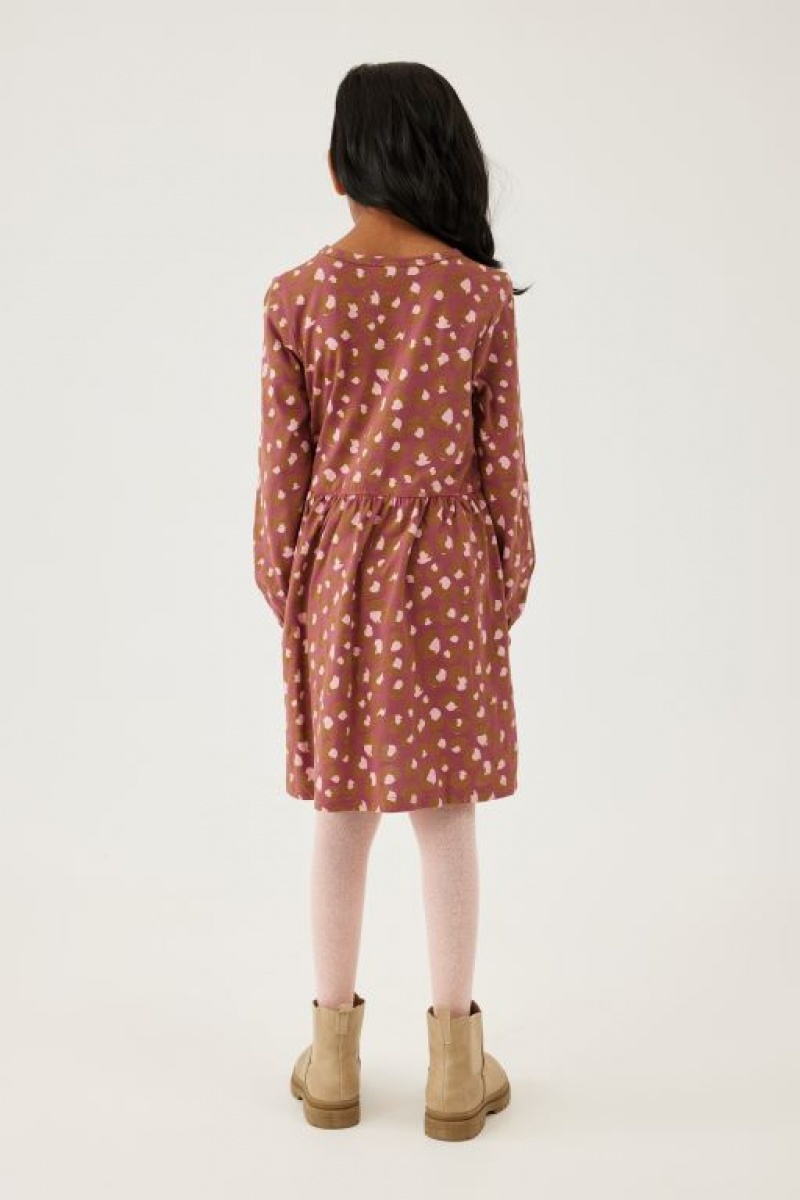 Cotton On Savannah Long Sleeve Girls' Dress Vintage | MW2eSYkMXmY
