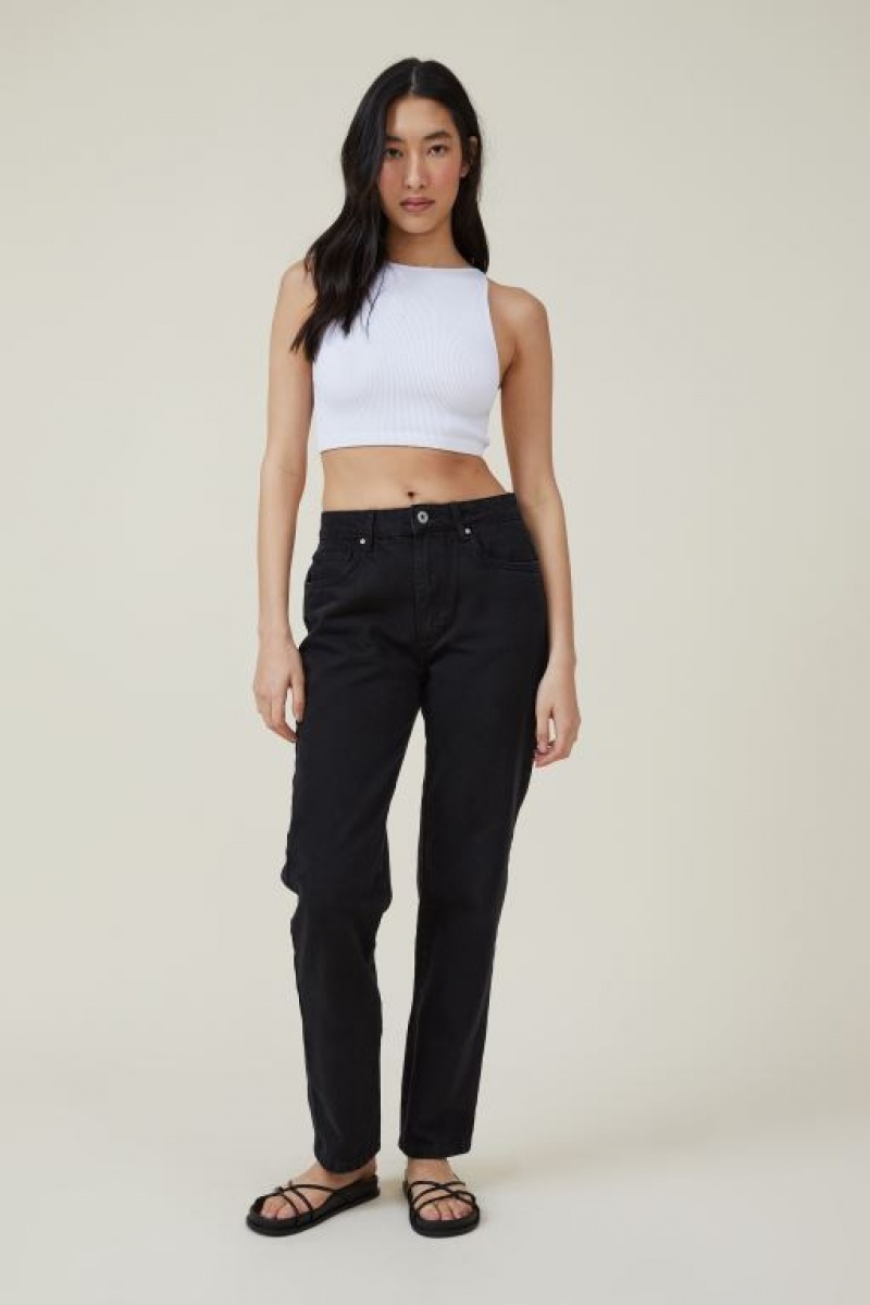 Cotton On Seamless Benni High Neck Women's Tanks White | 1Uo7pkLOJv1