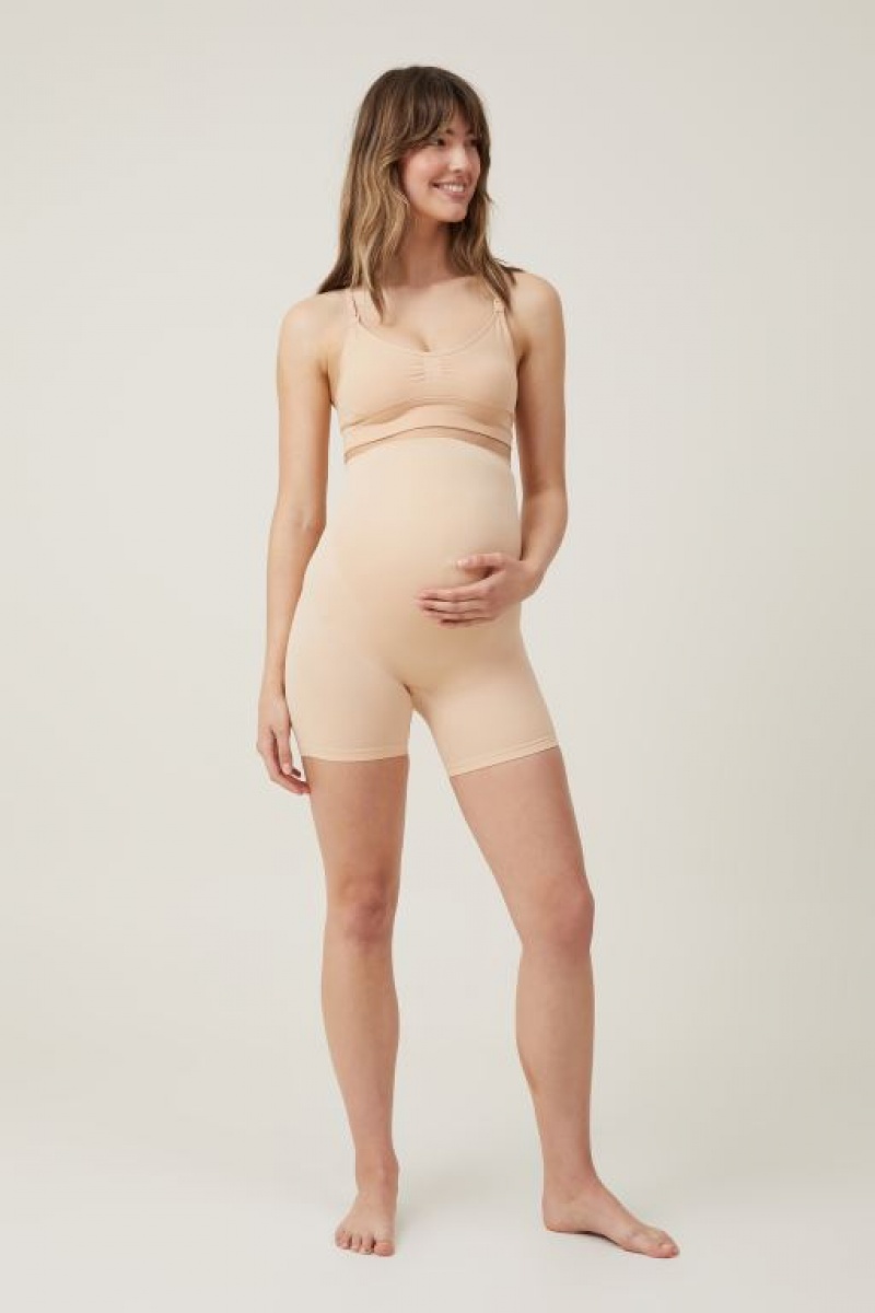 Cotton On Seamless Nursing Bra Women's Maternity Wear Frappe | 9bwCn6xZ2Lt