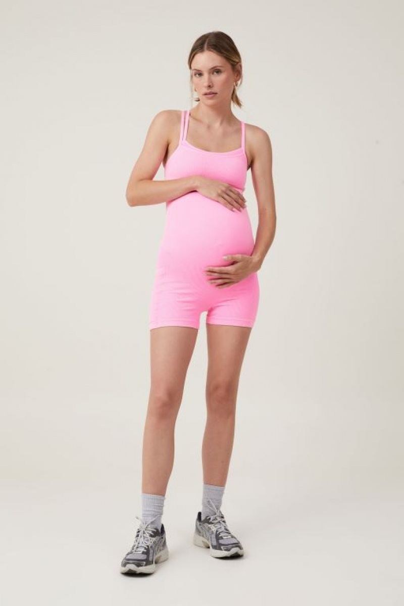 Cotton On Seamless Pocket Shortie Short Women's Maternity Wear Washed | 8kRneklNss8